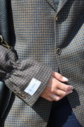 Brown-black pattern blazer